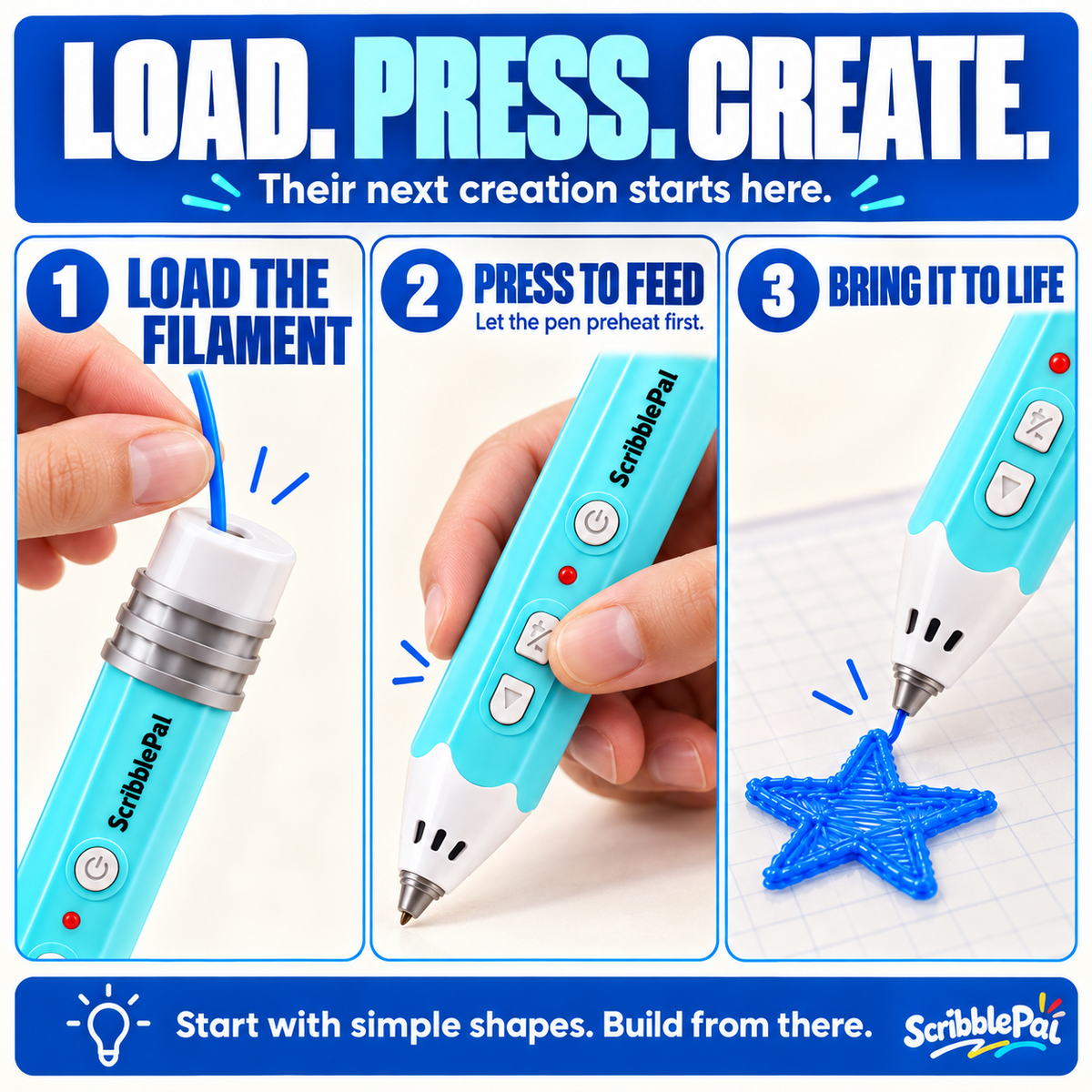 ScribblePal 3D Printing Pen