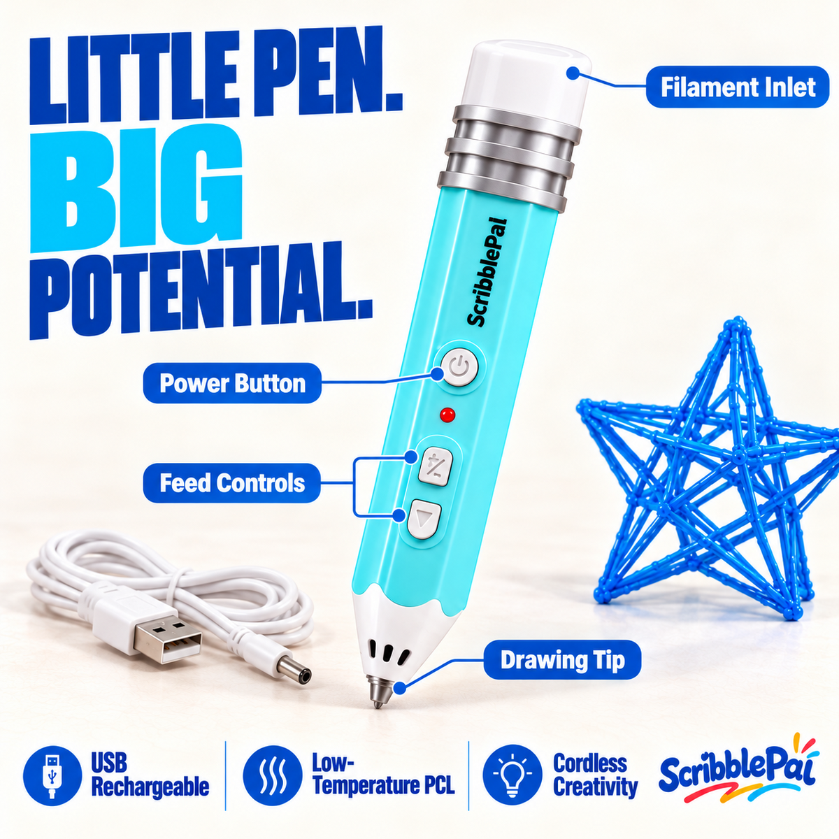 ScribblePal 3D Printing Pen